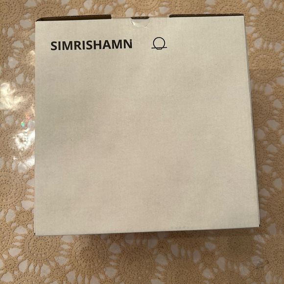 Ikea SIMRISHAMN Table lamp / Wall Sconce, chrome plated/opal glass 6” NEW - Picture 7 of 7